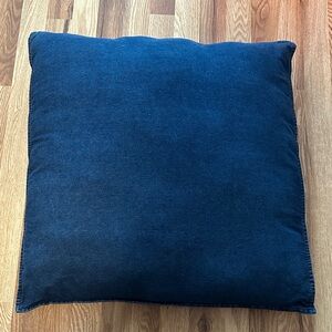 XL Decorative Denim Pillow 25”x25”